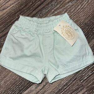 The Beaufort Bonnet Company Mint Green Kids Shorts